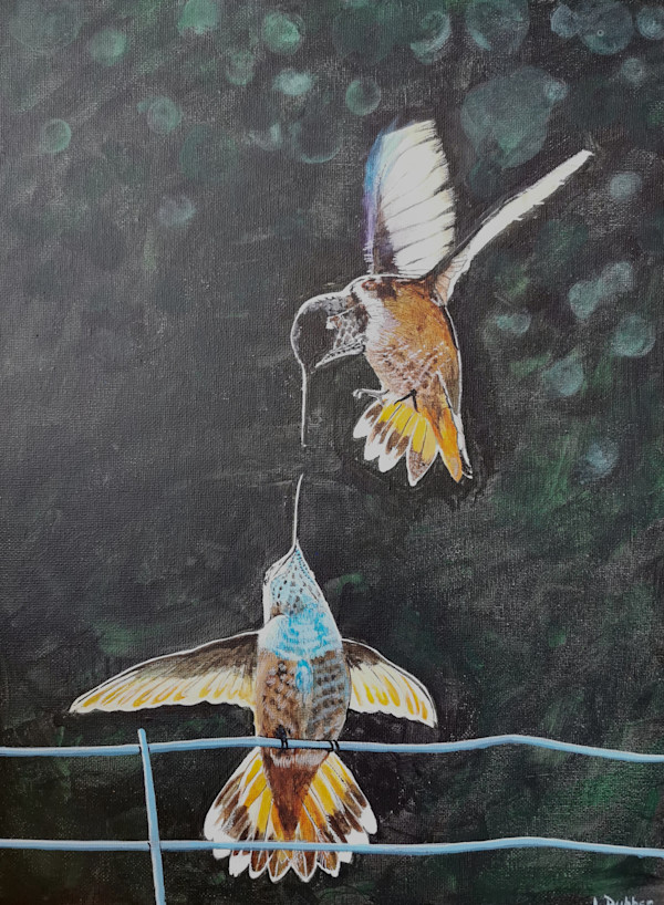 Feeding time by Lois Dubber