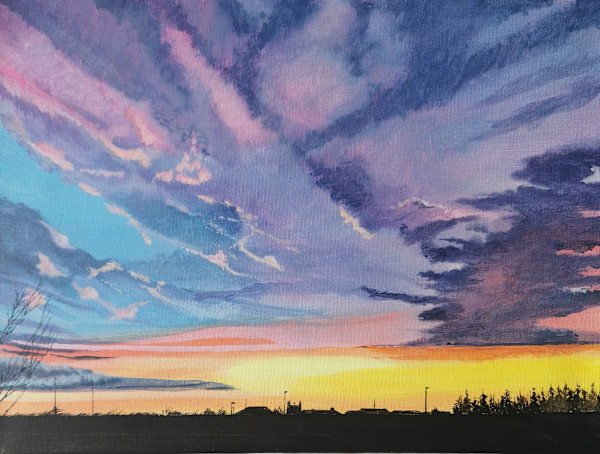 Pickylaw Sunset by Lois Dubber