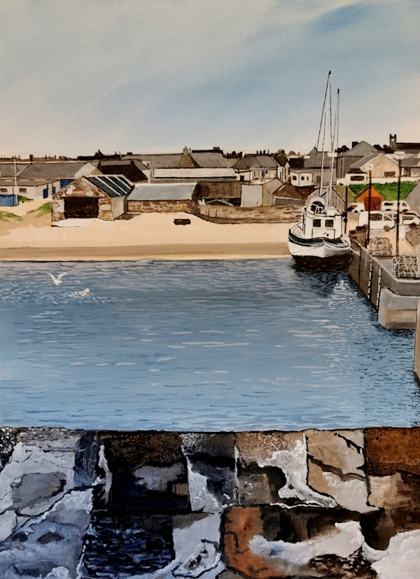 Hopeman Fae the Pier by Lois Dubber