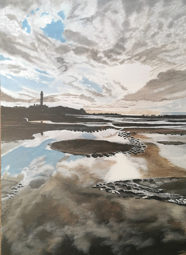 West beach Reflections by Lois Dubber
