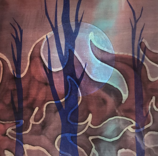 Moonlight Through the Woods (series of blood clots) by kirstin ilse