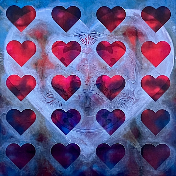 Valentine- My Blue Heart by kirstin ilse, Image 1.