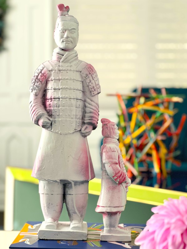 THE PINK WARRIOR: 20" by judith angerman