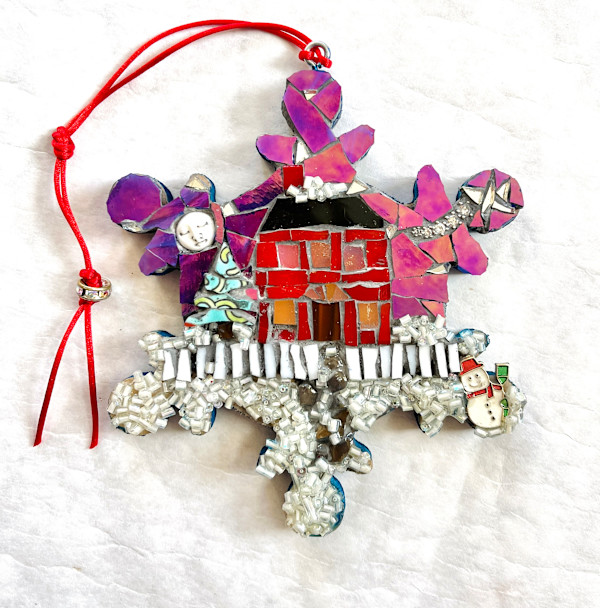 Winter Home Snowflake by Corinne McKeown