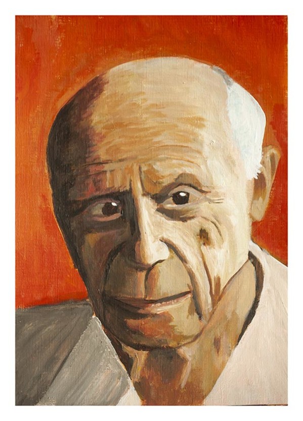 Pablo Picasso by Josh Miller Art Studios 