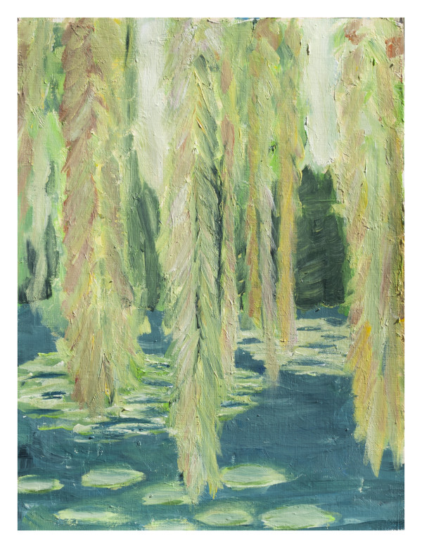Weeping Willows of Giverny #2 by Josh Miller Art Studios 
