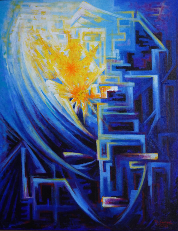 The city wakes up by Renold Laurent