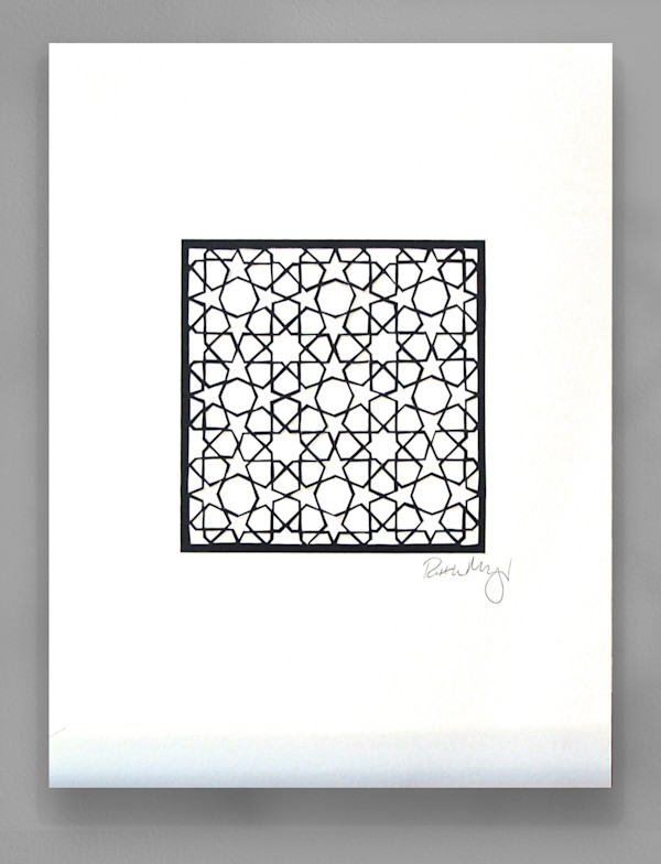 geometric silhouette by Ruth Becker