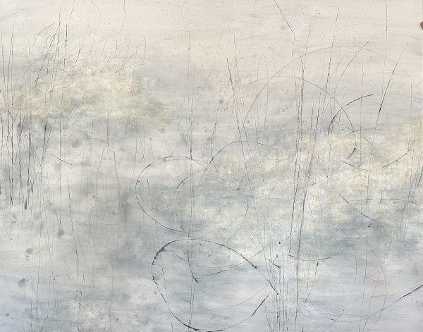The Grasses, 2023, Acrylic on canvas, 48 x 60 inches by Juanita