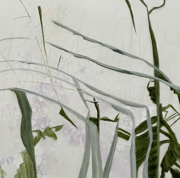 Tropical House 2, From the Nature’s Botanics Portfolio, 2023, Acrylic on canvas, 24 x 24 inches