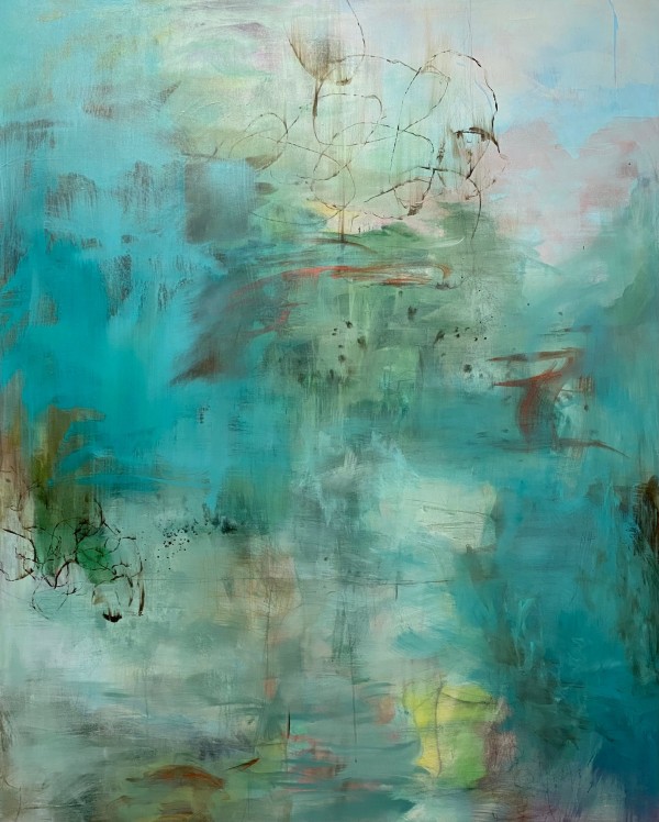 01a-Essence, 2020, Acrylic on canvas, 48 x 60 inches