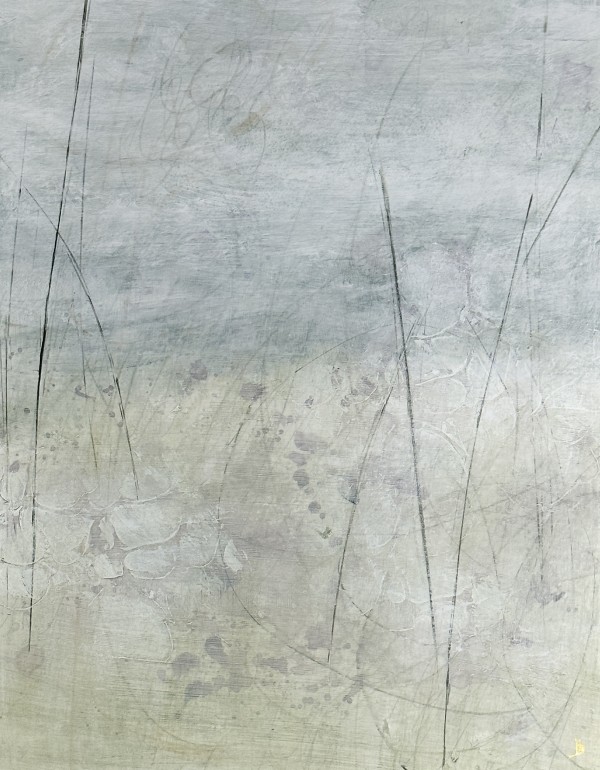 Tranquil Waters 1, 2023, Acrylic on paper, 14 x 11 inches by Juanita