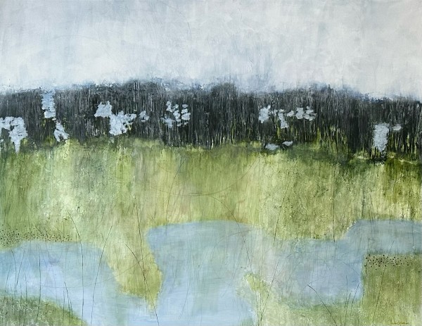 The Land 4, 2024, Acrylic on canvas, 48 x 60 inches by Juanita