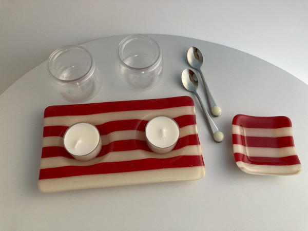 Tea Light Holder or Condiment Dish - HELL 13 #8 by Shayna Heller