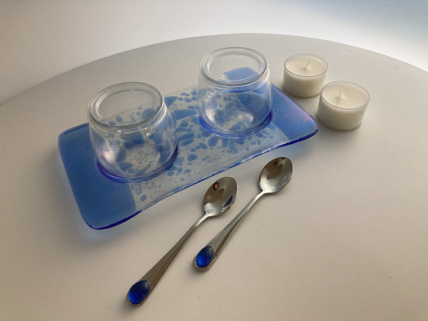 Tea Light Holder or Condiment Dish #22 by Shayna Heller