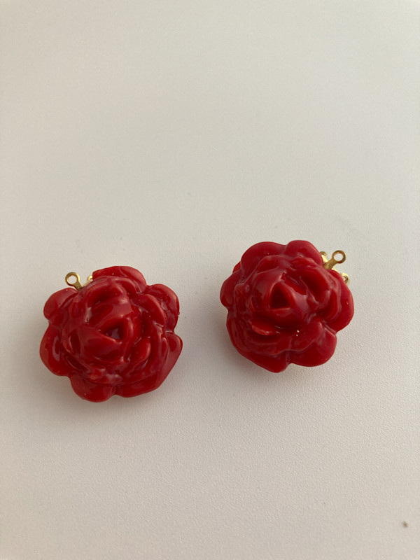 Fused Glass Earrings #121 by Shayna Heller