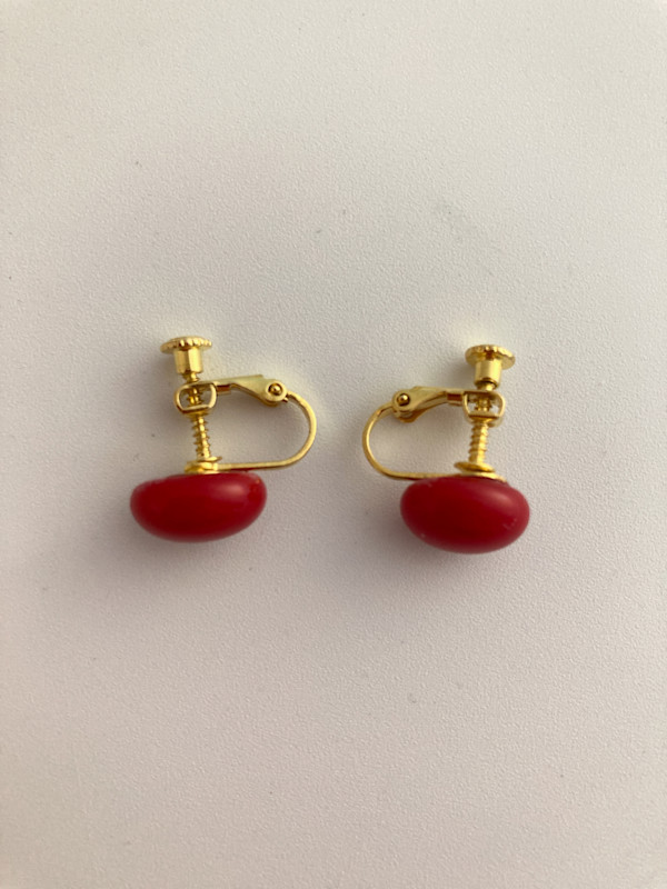 Fused Glass Earrings #120 by Shayna Heller