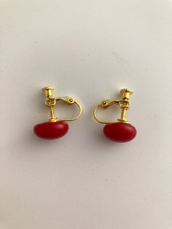 Fused Glass Earrings #120 by Shayna Heller