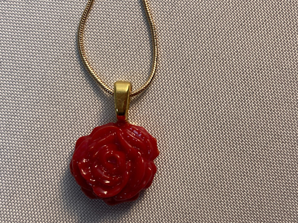Fused glass pendant #94 by Shayna Heller