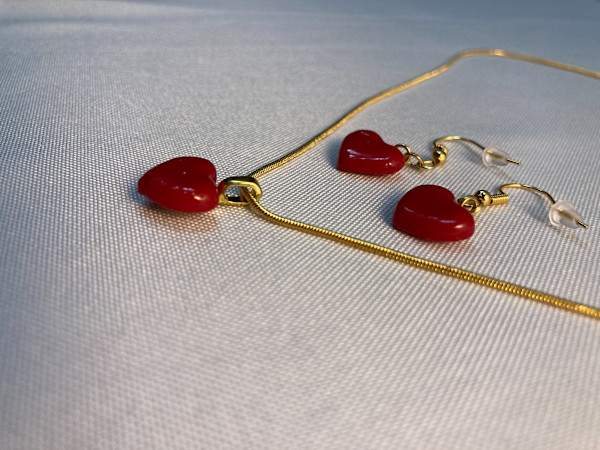 Pendant and earring set. #25