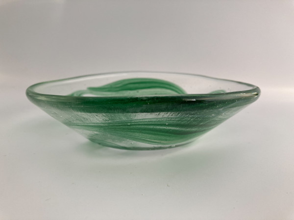 Green swirl bowl - HELL6 by Shayna Heller