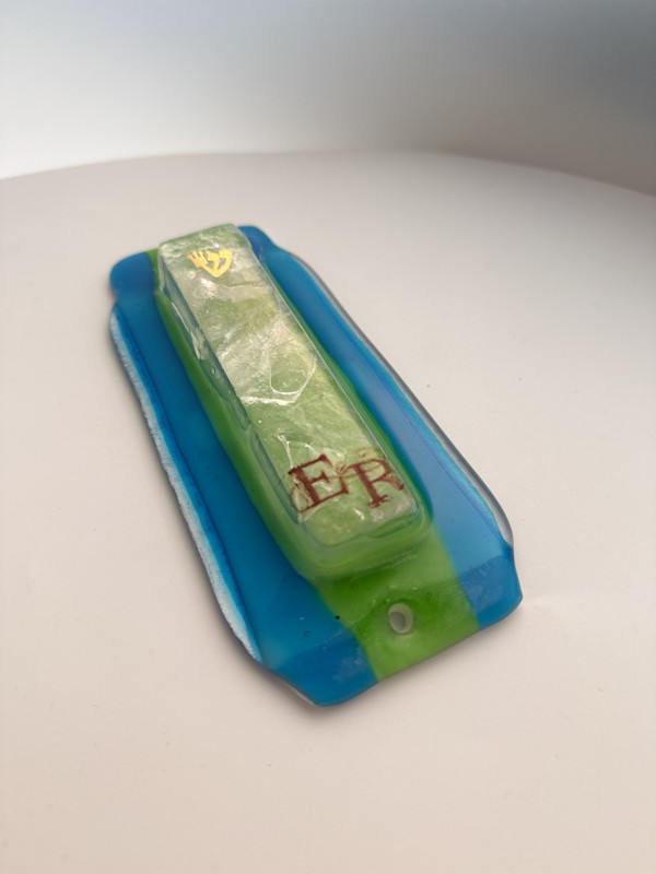 Custom Mezuzah - Elisheva & Rafi by Shayna Heller, Image 1.