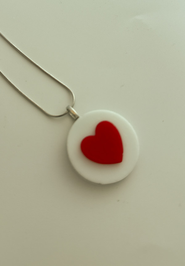 Fused glass pendant #299 by Shayna Heller