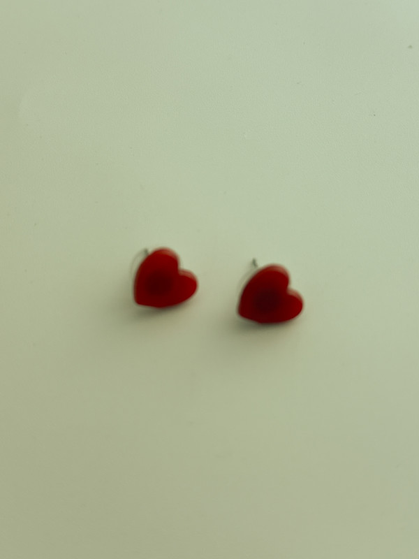 Fused Glass Earrings #163 by Shayna Heller
