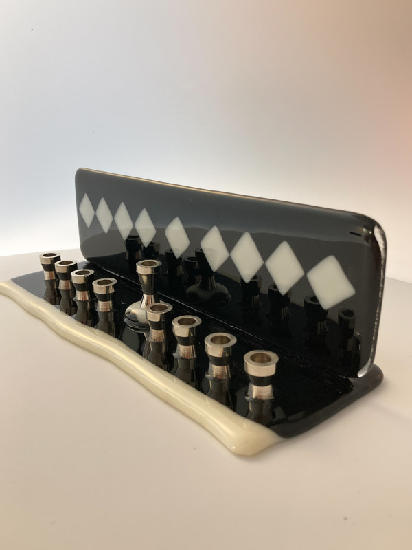 Menorah - Lozenge Design by Shayna Heller