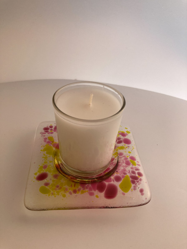 Memorial plate candle holder. #5 by Shayna Heller