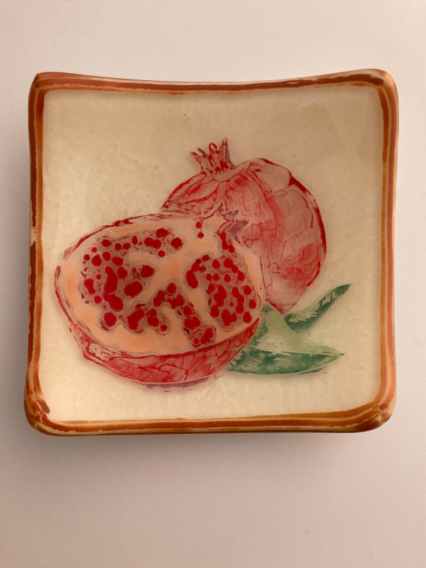 Art Glass - Pomegranate by Shayna Heller