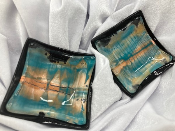 Set of Two Small Dishes #16