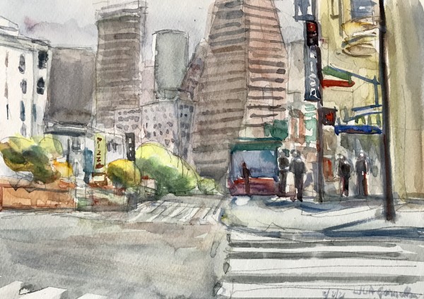 View of Columbus Avenue by Lucia Gonnella