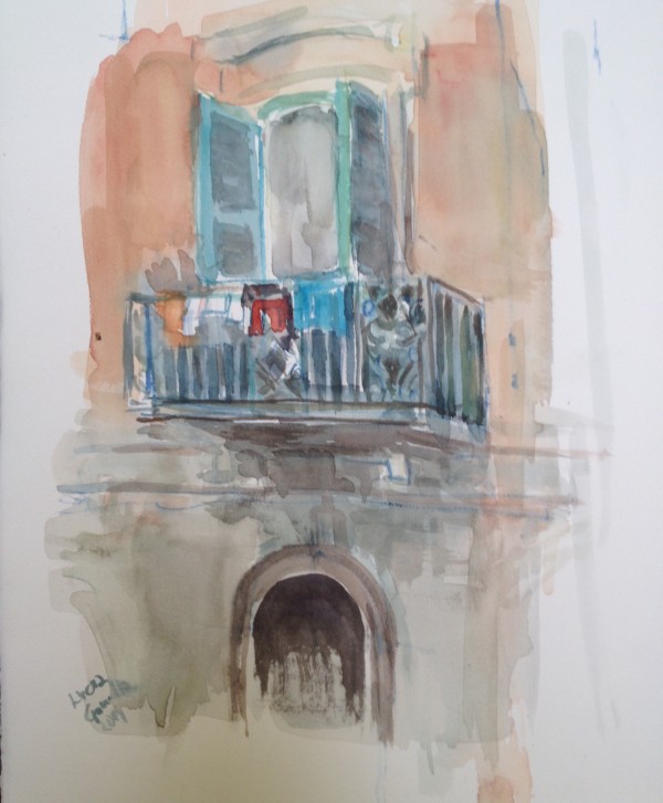 Balconi in Via Garruba, Bari Italy