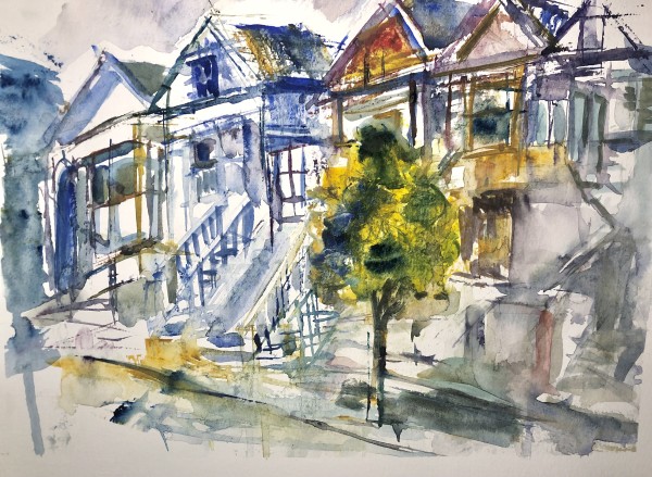 Houses on 23rd Street by Lucia Gonnella