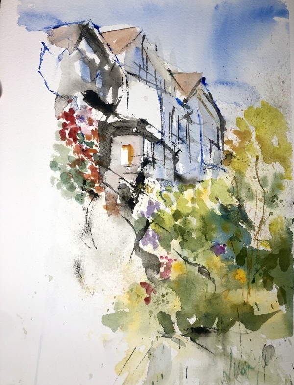 House on the hill on 23rd Street by Lucia Gonnella