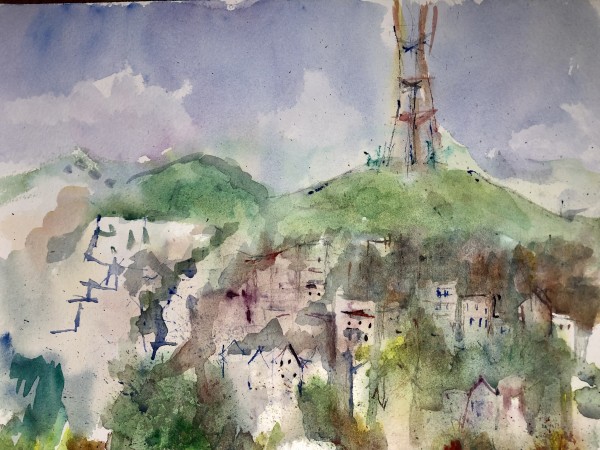 View of Twin Picks by Lucia Gonnella