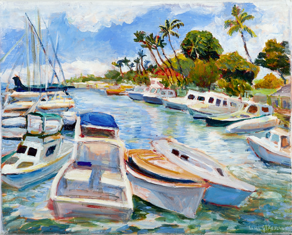 Lahaina Harbor by Lucia Gonnella