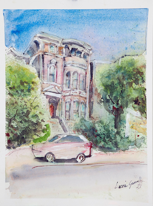 Victorian House on South Van Ness by Lucia Gonnella