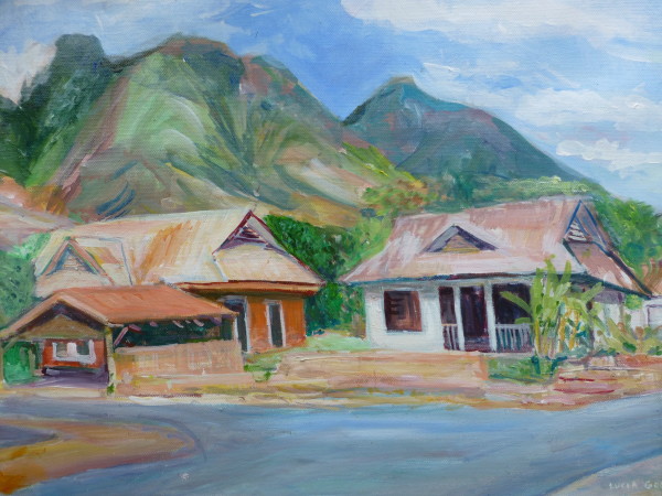 View from Wainee Street and Lahainaluna by Lucia Gonnella