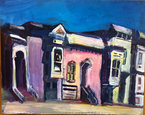 Victorians on Noe Street by Lucia Gonnella