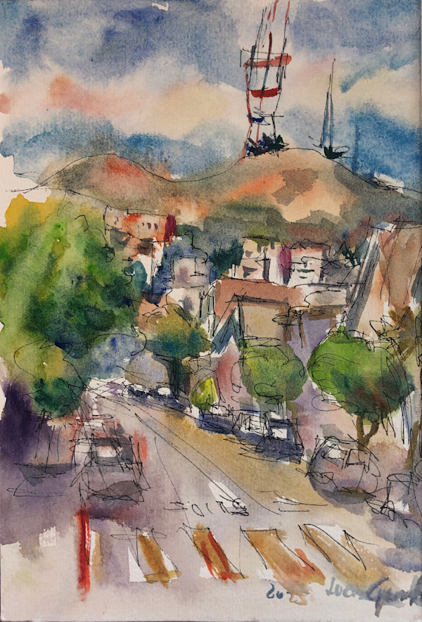 View of Sutro Tower by Lucia Gonnella