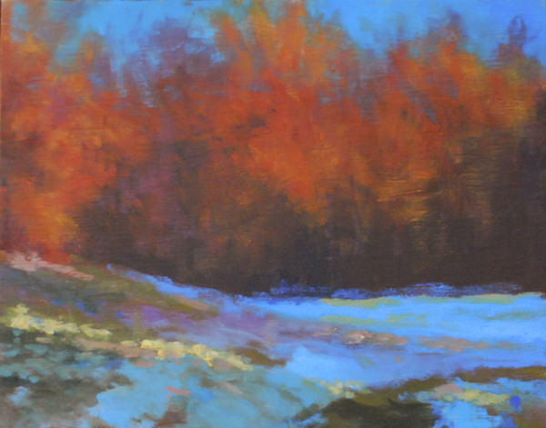 Evening Light, Early Spring, Color Study by Gregory Blue