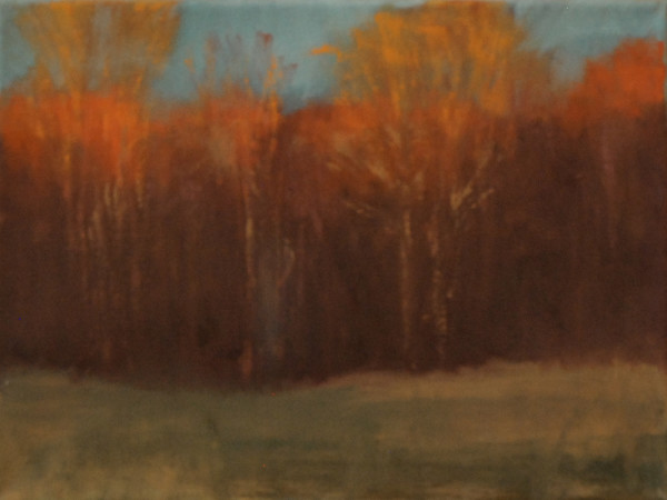 Autumn Sunset, Plein Air Study by Gregory Blue