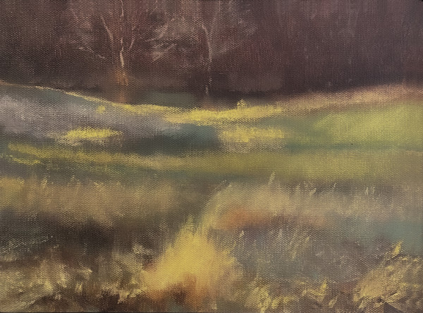 Evening Light Looking North, Stroud Series, Study by Gregory Blue