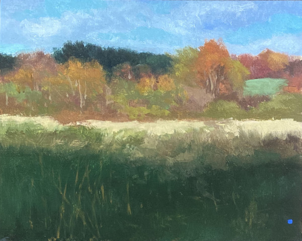 Autumn Color along Strasburg Road, Stroud Series by Gregory Blue