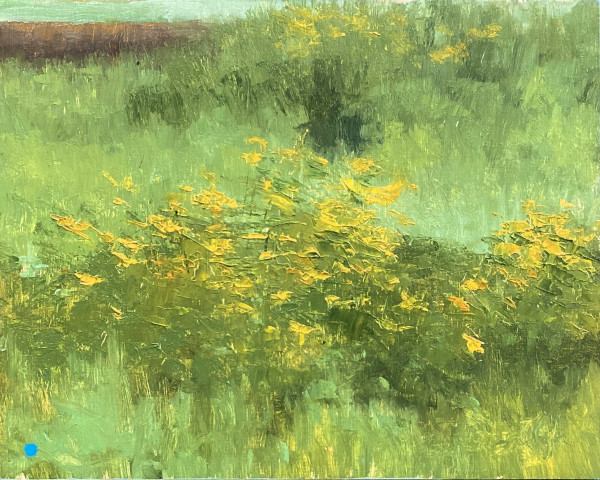 Wildflower Field Study. Stroud Series by Gregory Blue