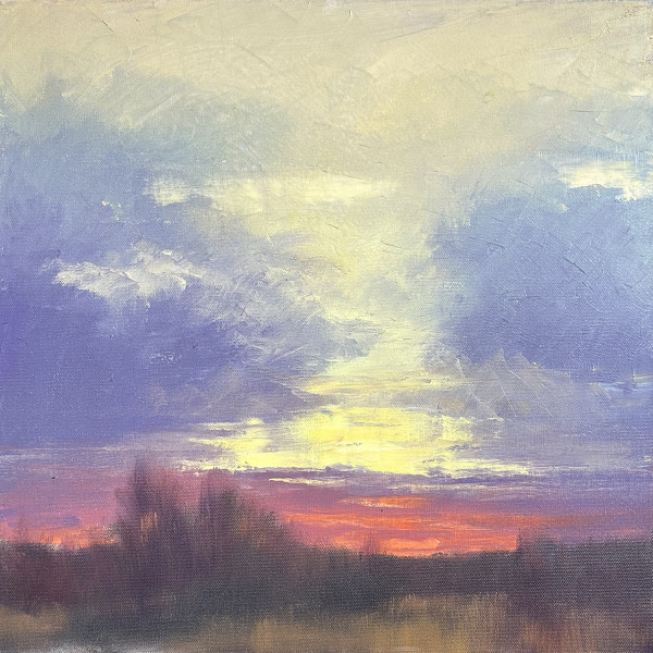 Fire in the Sky, Sunset, AYAS by Gregory Blue