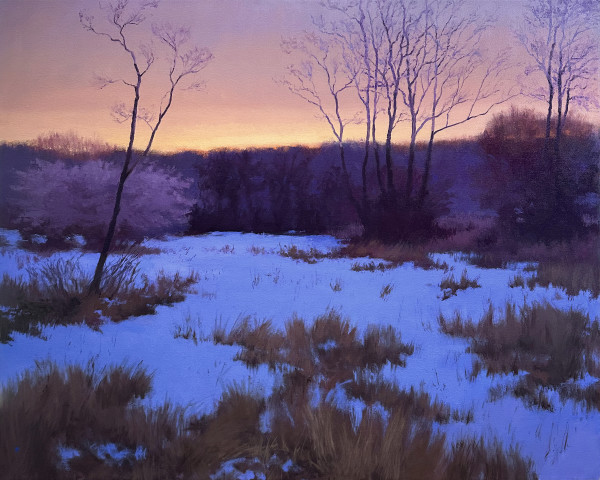 Winter, Eastern Glow by Gregory Blue