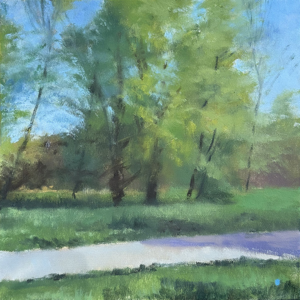Spring Morning, Across the Road by Gregory Blue